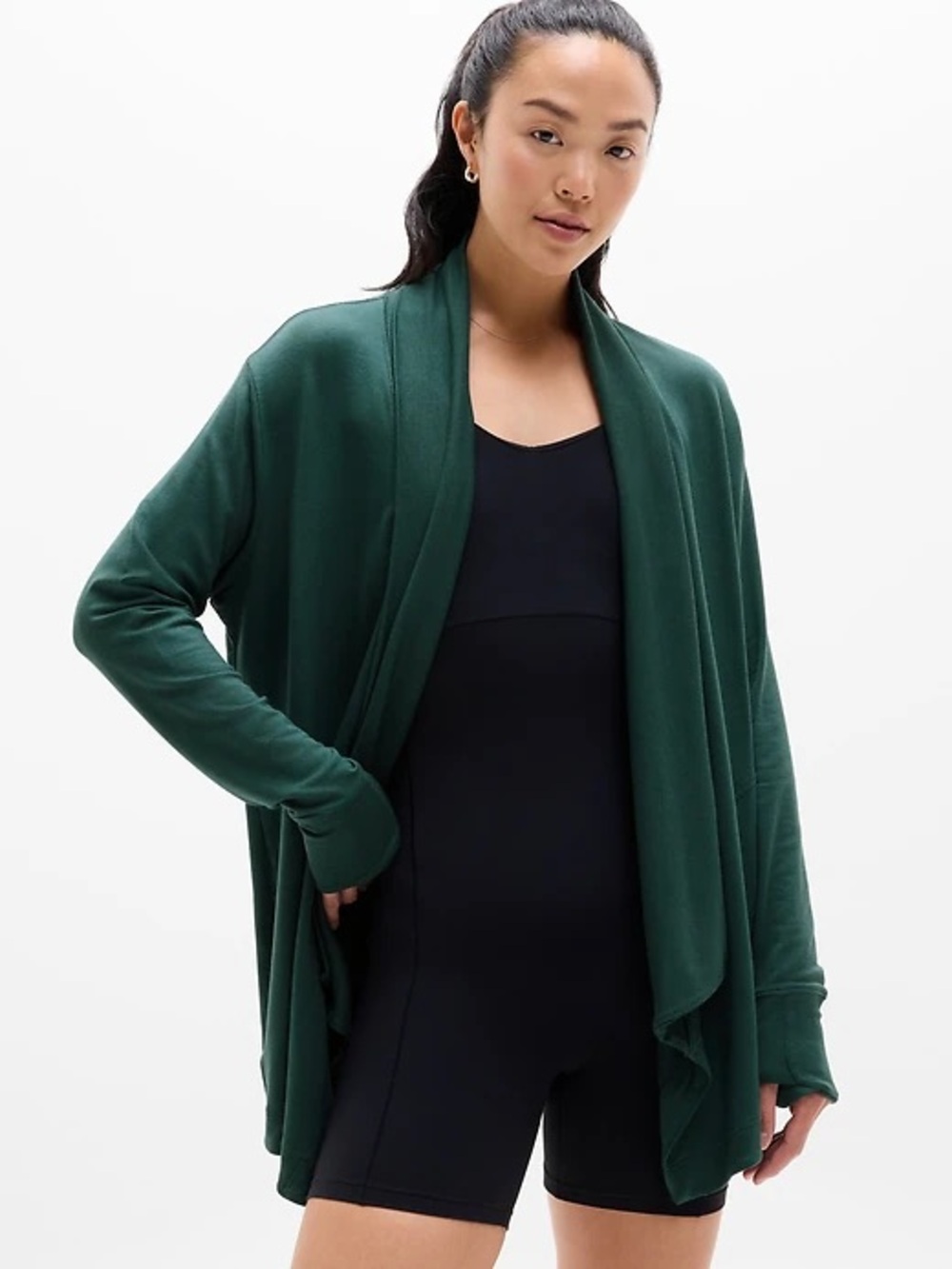 NWT Athleta Pranayama Restore Wrap Pine M Medium